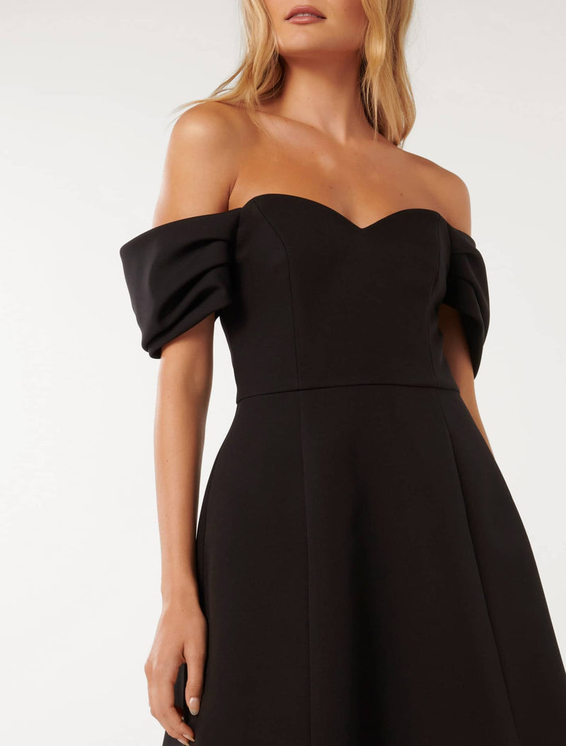 Sylvia Off Shoulder Mini Dress Forever New