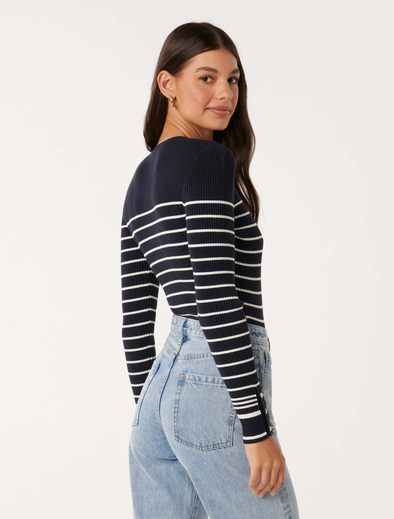 Della Rib Knit Jumper Forever New