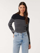 Della Rib Knit Jumper Forever New