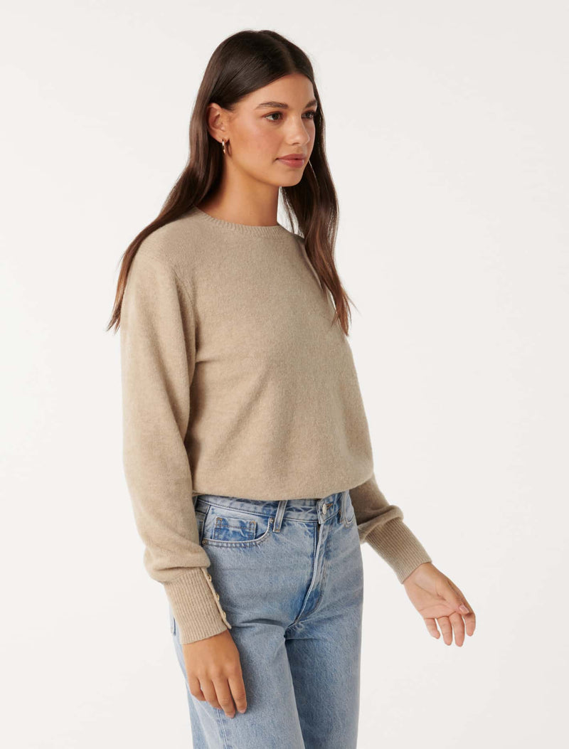 Camille Brushed Knit Jumper Forever New