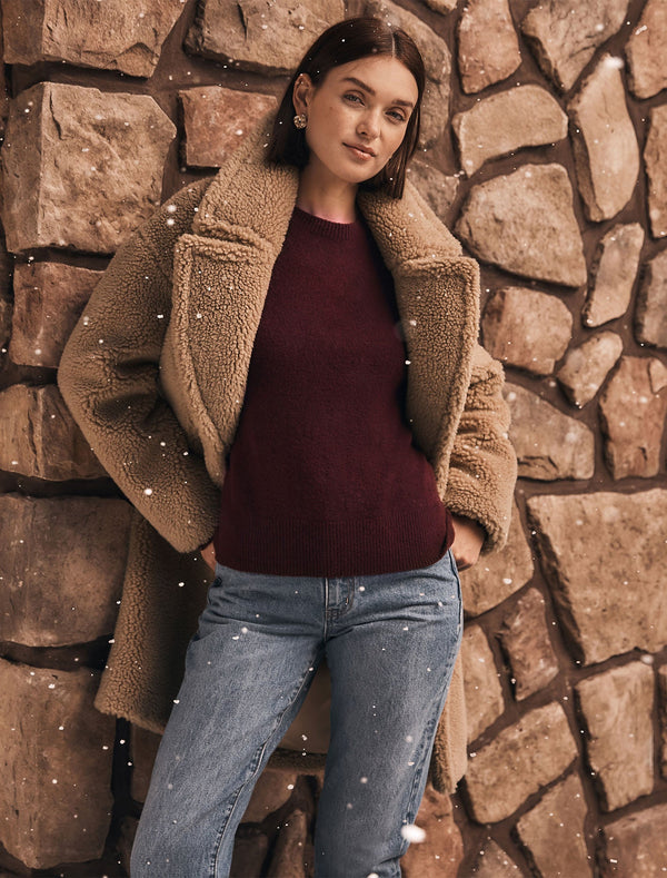 Camille Brushed Knit Jumper Forever New