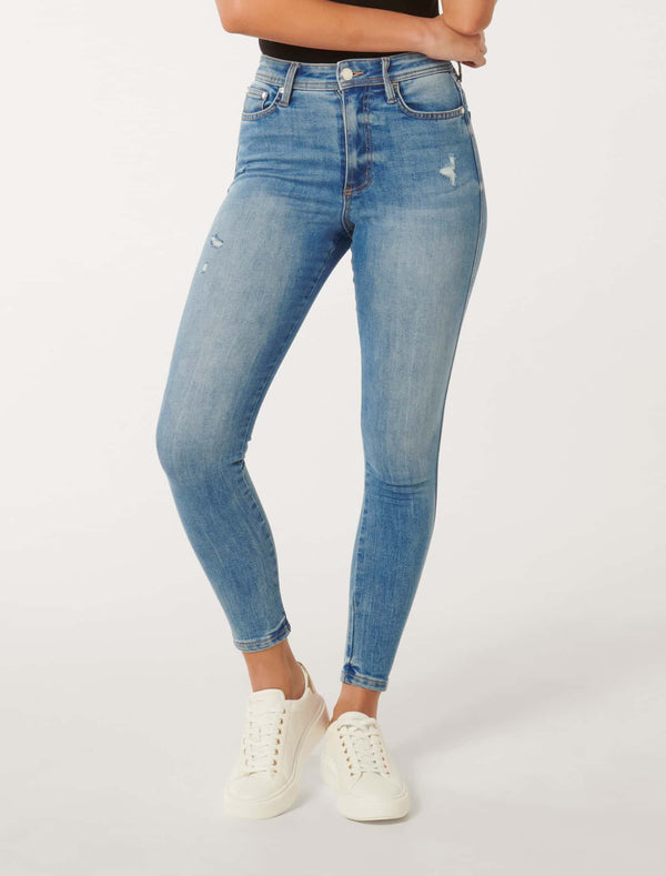 Ashley Mid-Rise Skinny Jeans Forever New