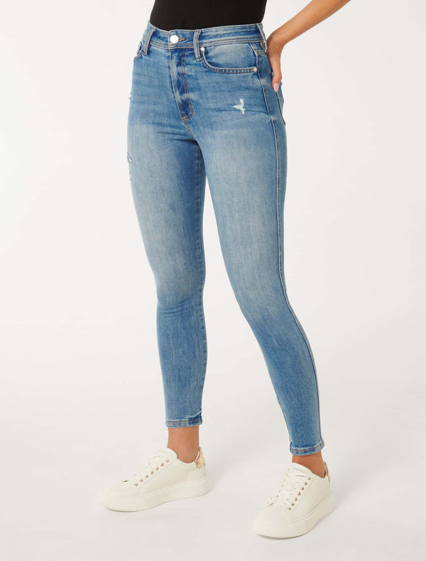 Ashley Mid-Rise Skinny Jeans Forever New