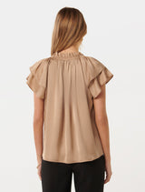 Marni Micropleat Blouse Forever New