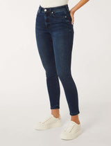 Nala Mid-Rise Skinny Jeans Forever New