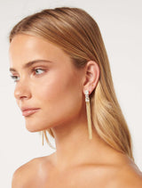 Signature Laurie Tassel Stone Earrings Forever New