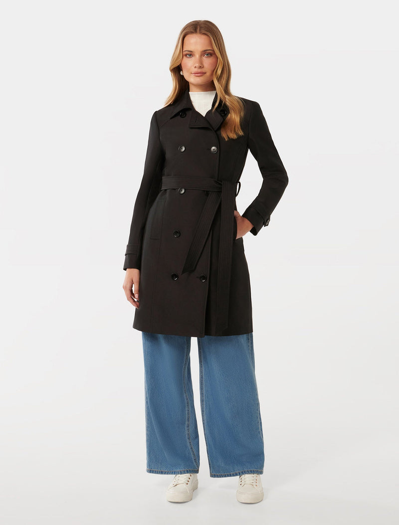 Alicia Short Trench Coat Forever New