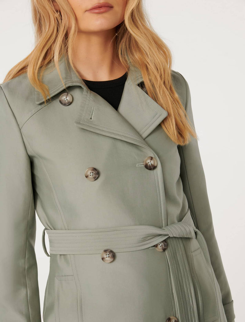 Alicia Short Trench Coat Forever New