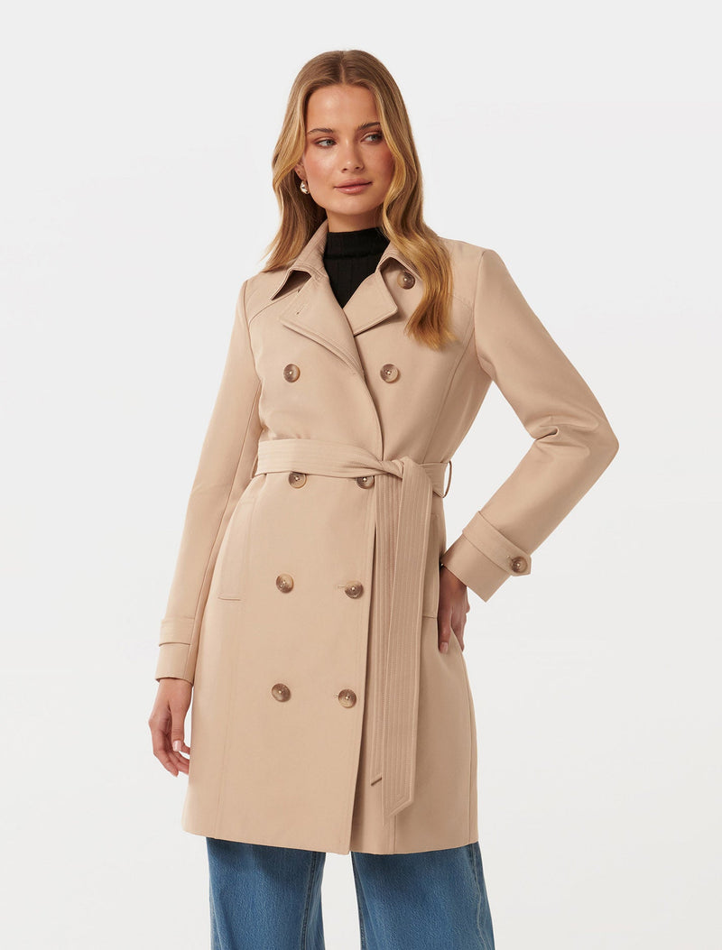 Alicia Short Trench Coat Forever New