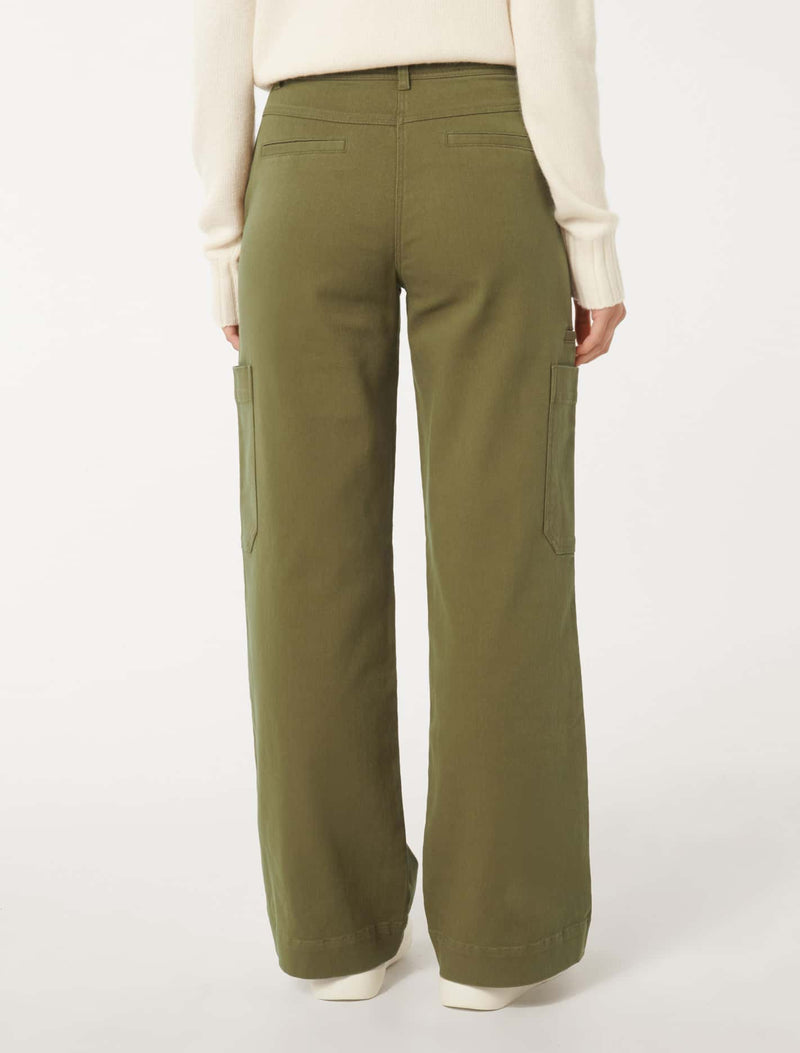 Bobbie Wide Leg Cargo Pants Forever New