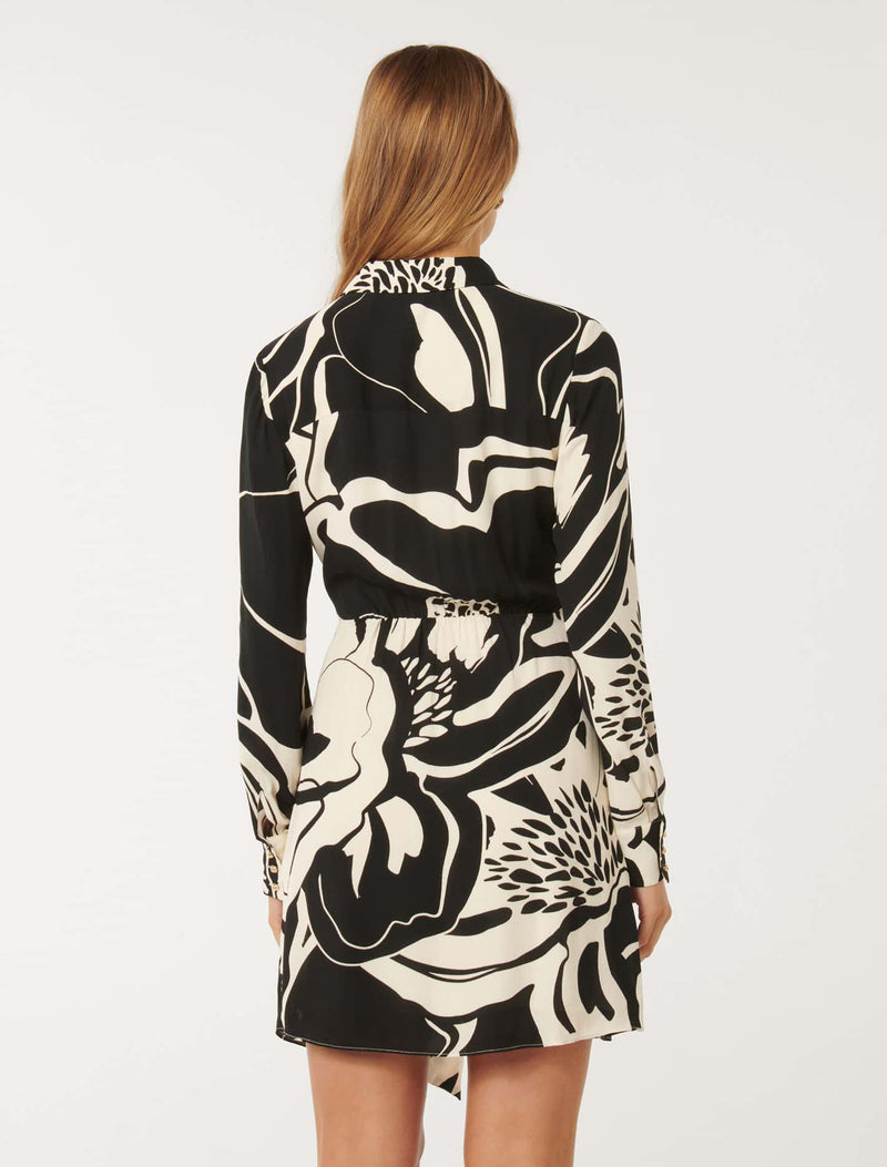 Sherri Mini Shirt Dress Forever New