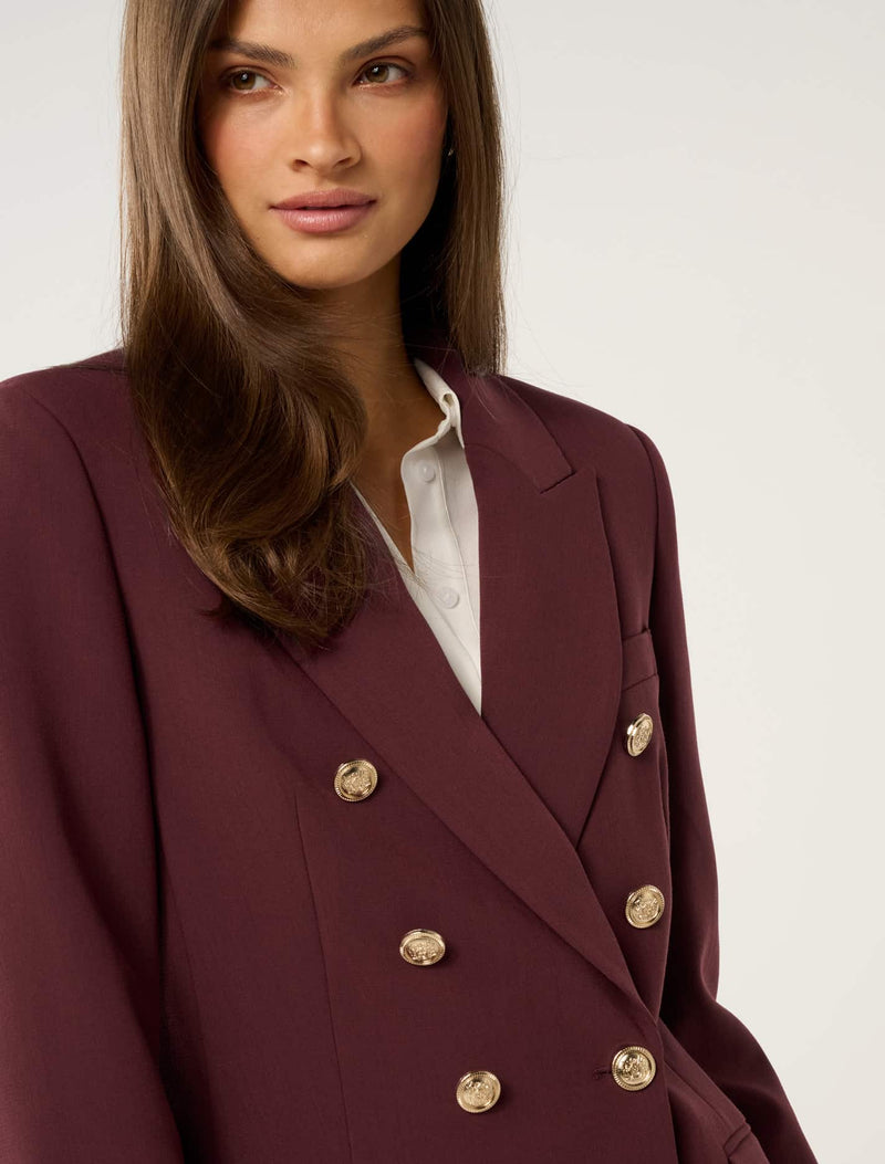 Immie Double Breasted Blazer Forever New