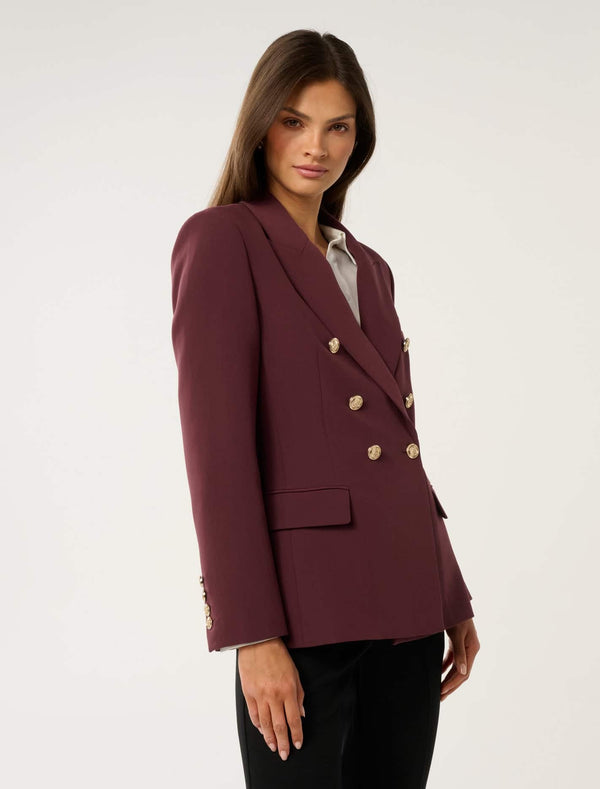 Immie Double Breasted Blazer Forever New