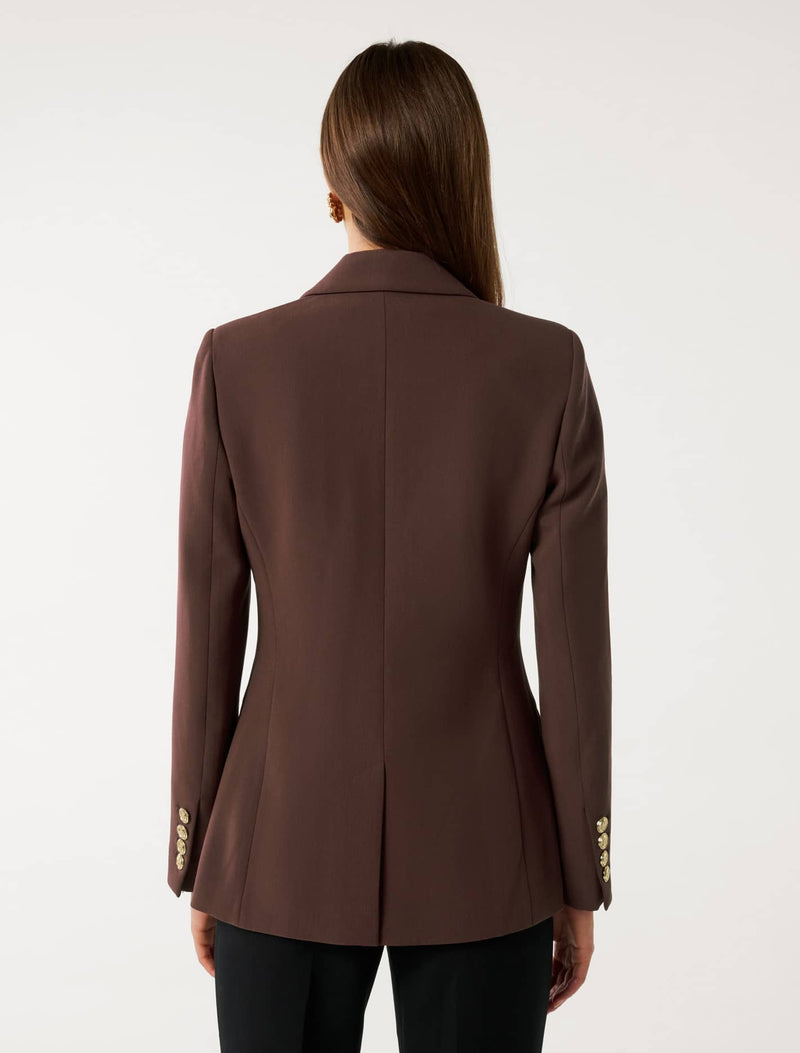 Immie Double Breasted Blazer Forever New