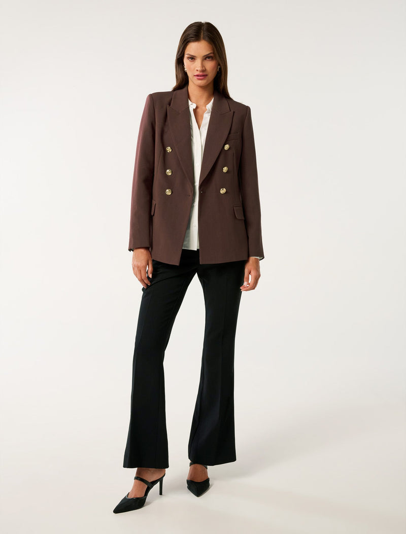 Immie Double Breasted Blazer Forever New
