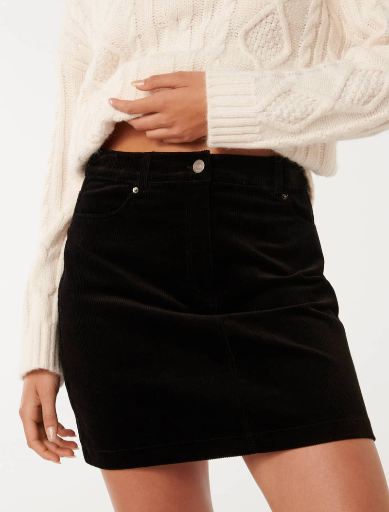 Darla Cord Mini Skirt Forever New