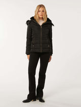 Mimi Short Puffa Jacket Forever New