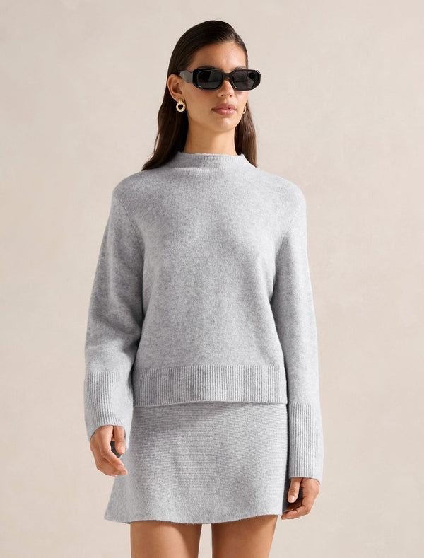 Layla Co-Ord Jumper Grey Forever New