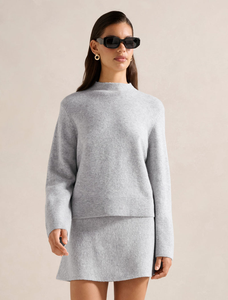 Layla Co-Ord Jumper Grey Forever New