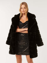 Tara Fur Coat Forever New