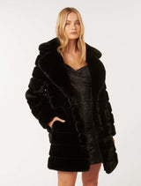Tara Fur Coat Forever New