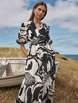 Loren Puff Sleeve Midi Dress Forever New