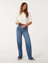Sky Straight Leg Jeans Forever New