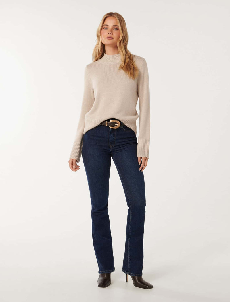 Poppy Stand Neck Jumper Forever New