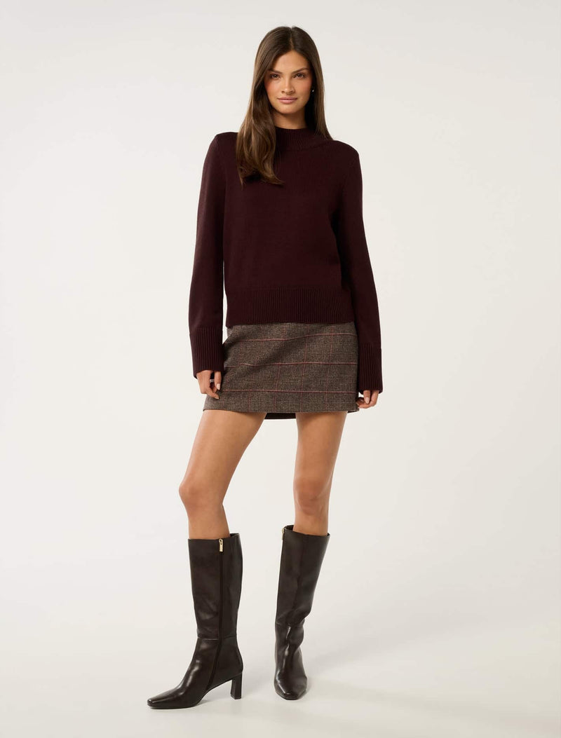 Poppy Stand Neck Jumper Forever New