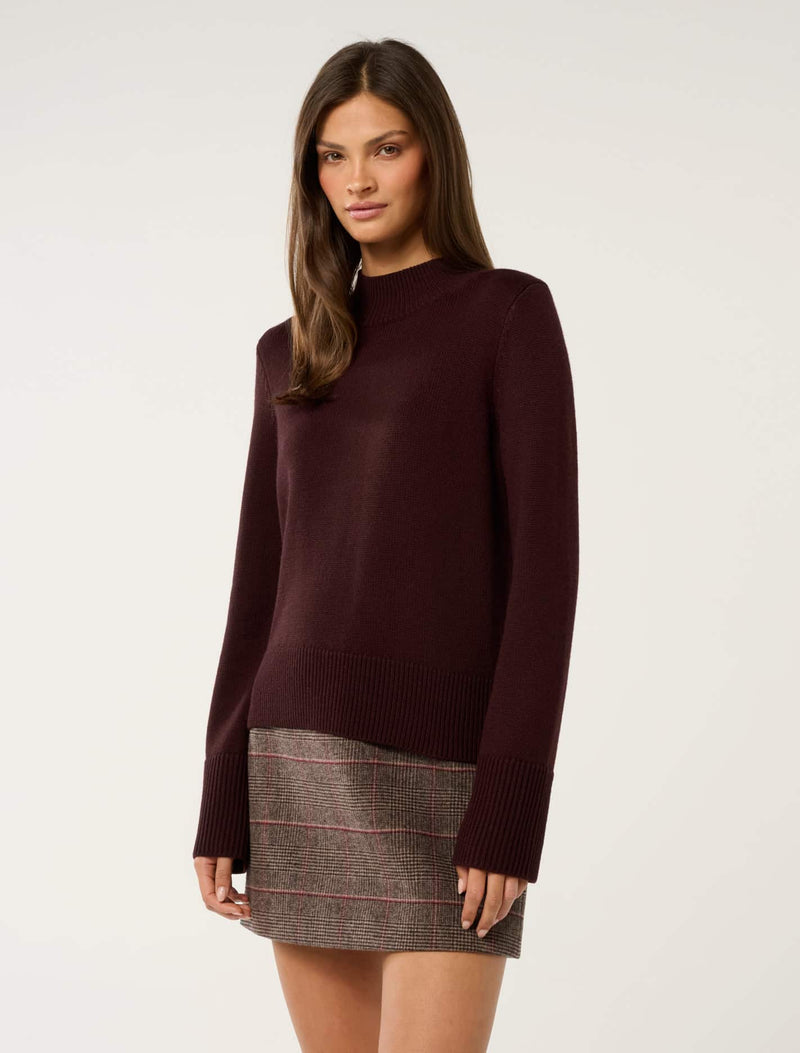 Poppy Stand Neck Jumper Forever New