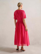 Eve Seam Detail Midi Dress