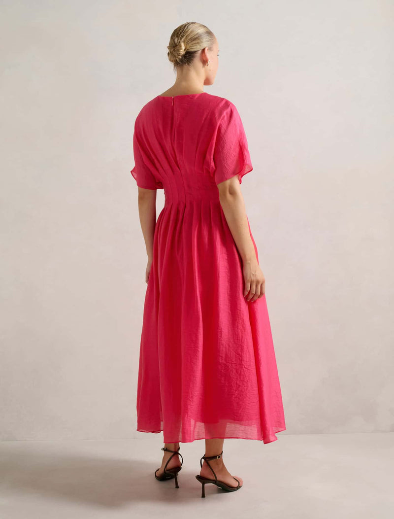 Eve Seam Detail Midi Dress