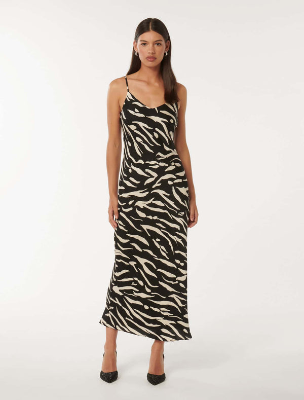 Skye Satin Slip Dress Forever New