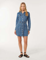 Raelyn Denim Dress Forever New