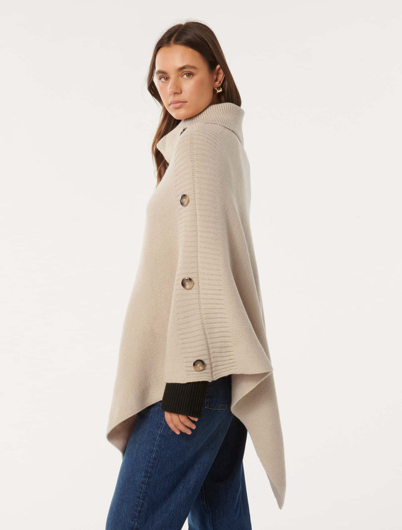 Betty Button Poncho Forever New