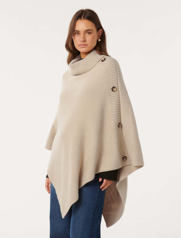 Betty Button Poncho Forever New