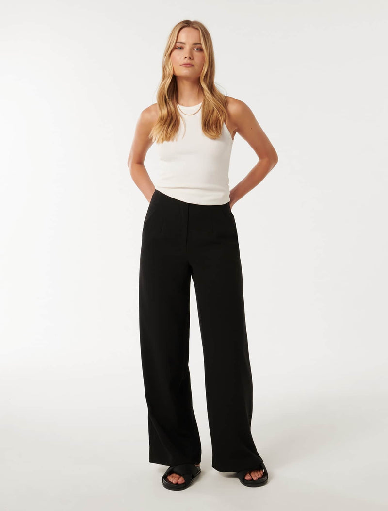 Freya High Waist Wide Leg Pants Forever New