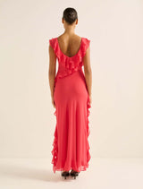 Olive Ruffle Dress Forever New