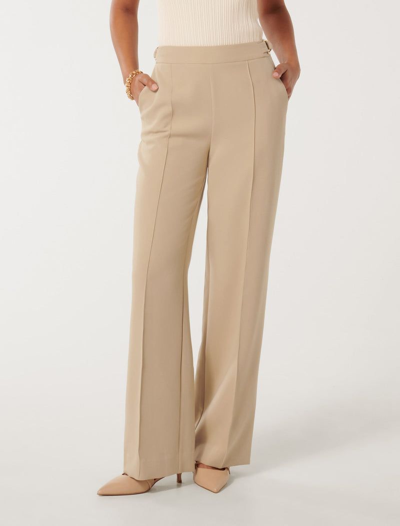 Mila D-Ring Wide Leg Pants Forever New