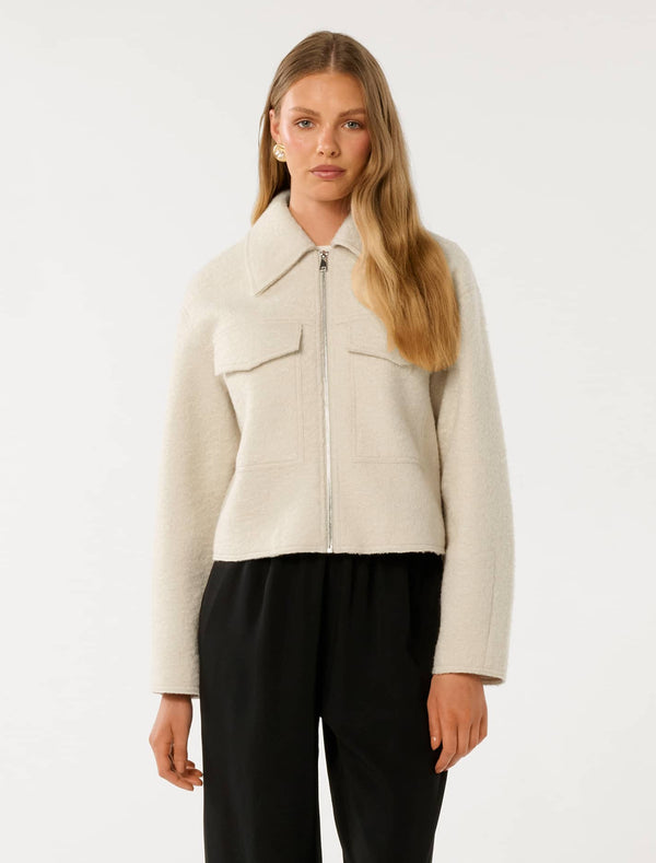 Ellie Textured Jacket Forever New
