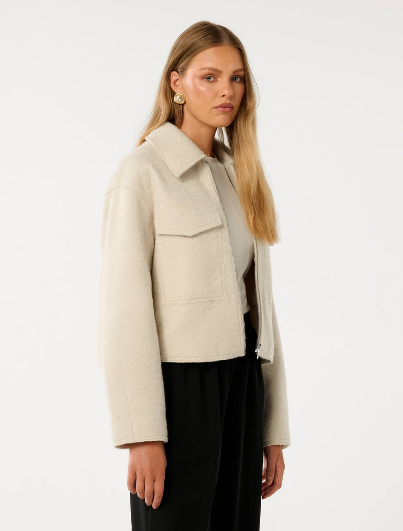 Ellie Textured Jacket Forever New