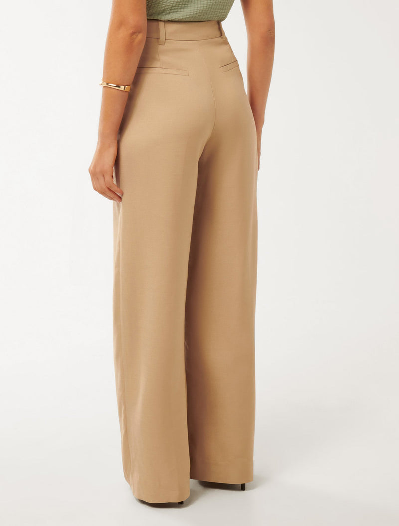 Mikayla Pleated Wide Leg Pants Forever New