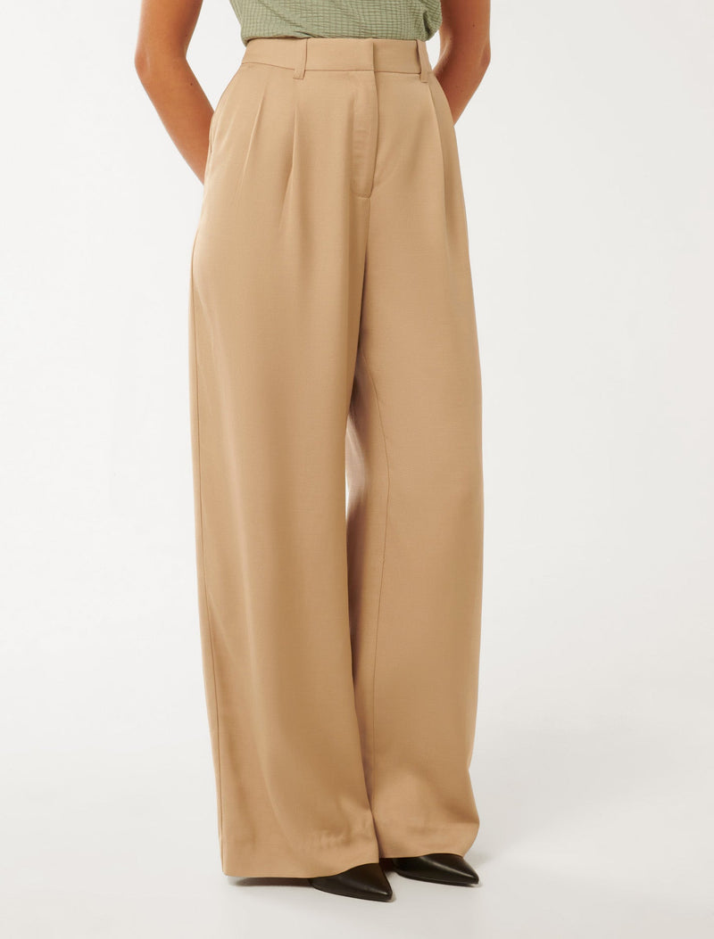 Mikayla Pleated Wide Leg Pants Forever New