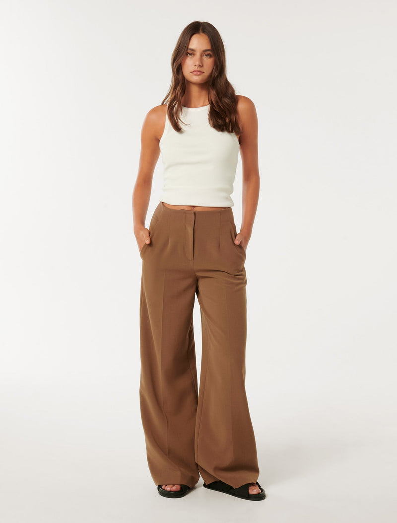 Freya High Waist Wide Leg Pants Forever New