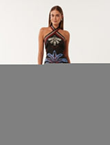 Adara Halter Neck Mini Dress Forever New