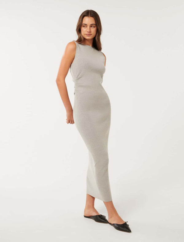 Rayna Knitted Midi Dress Forever New