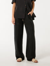 Emma Cupro Wide Leg Pants Forever New