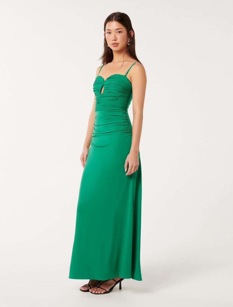 alina cut dress Clandour