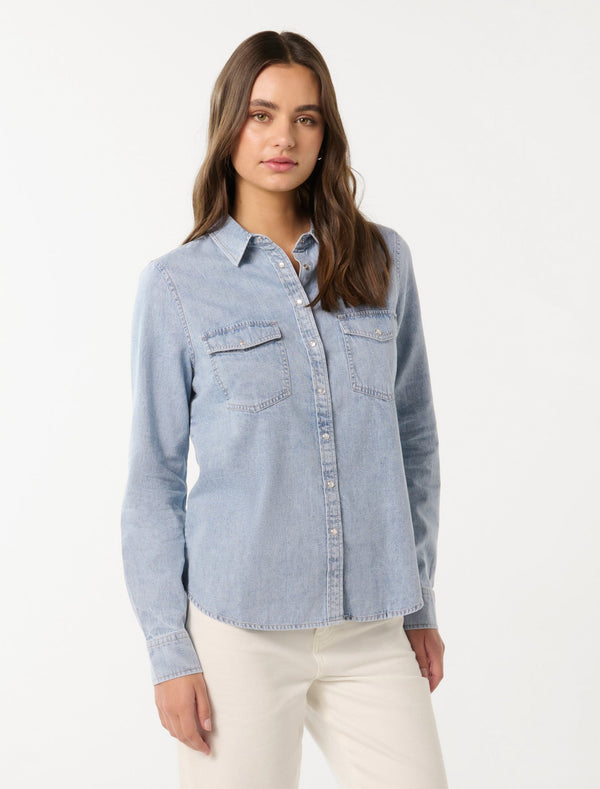 London Denim Shirt Forever New