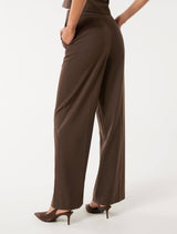 Tyla Button Tab Wide Leg Pants Forever New